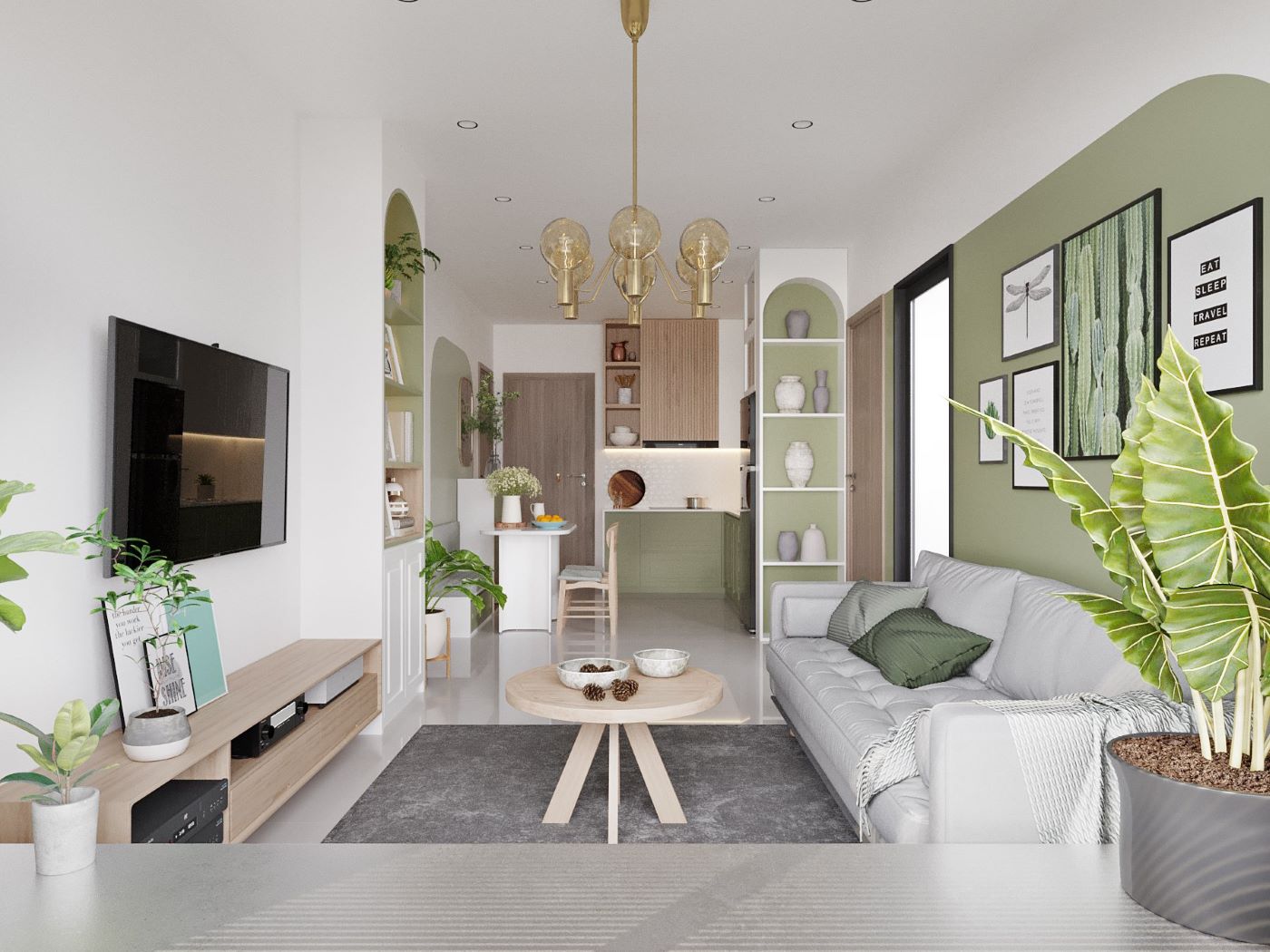 CĂN HỘ VINHOMES 2PN S6.06A - CHỊ HẰNG - Nội Thất Luxvie
