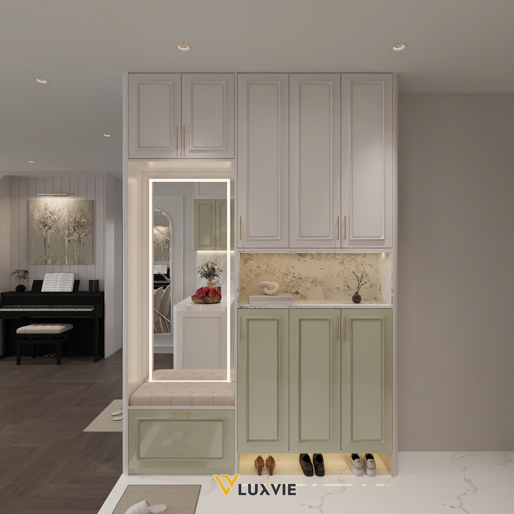THE VINHOMES GRAND PARK - THE GLORY HEIGHTS - CĂN HỘ 2PN+ ANH TIẾN - TỦ GIÀY