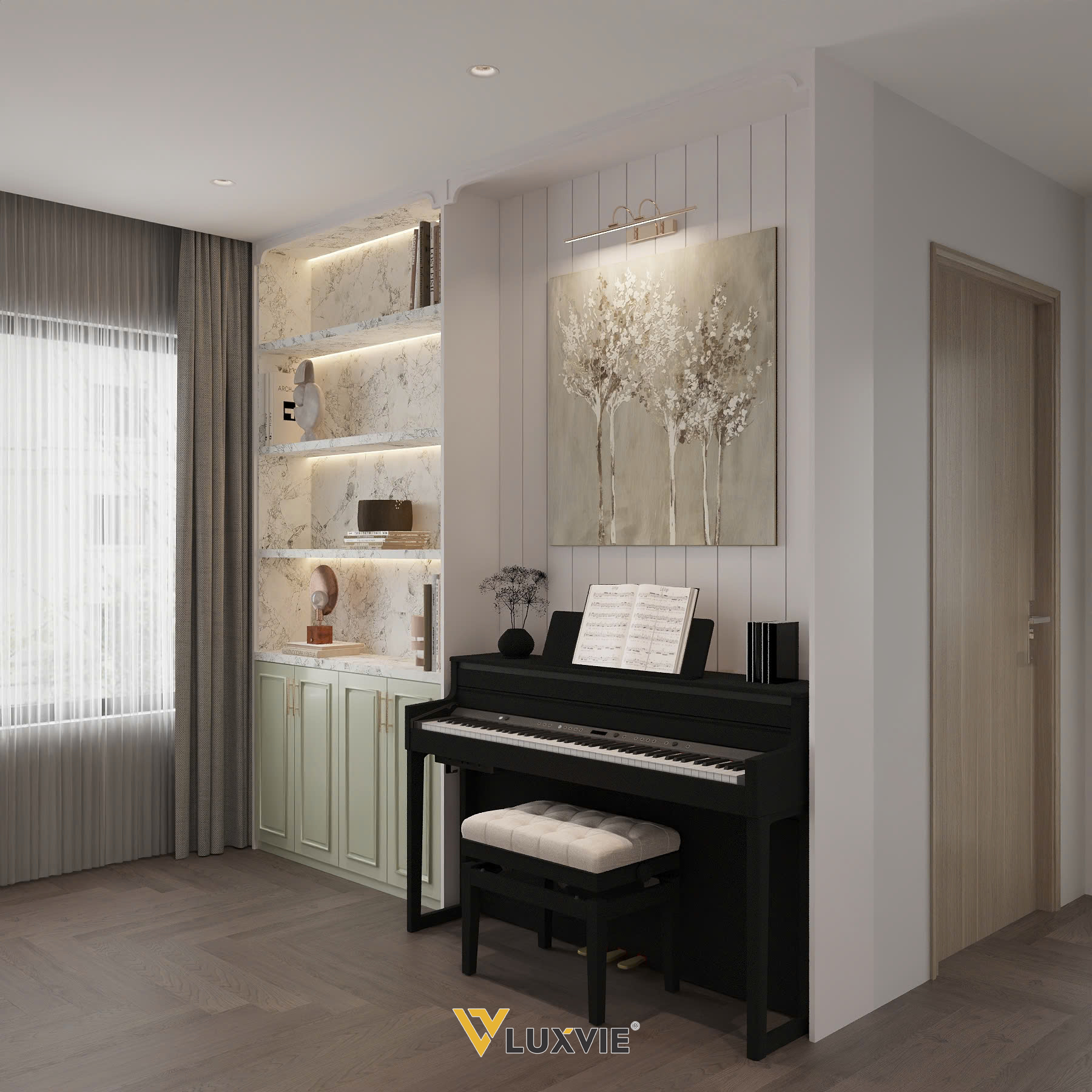 THE VINHOMES GRAND PARK - THE GLORY HEIGHTS - CĂN HỘ 2PN+ ANH TIẾN - KHÁCH BẾP