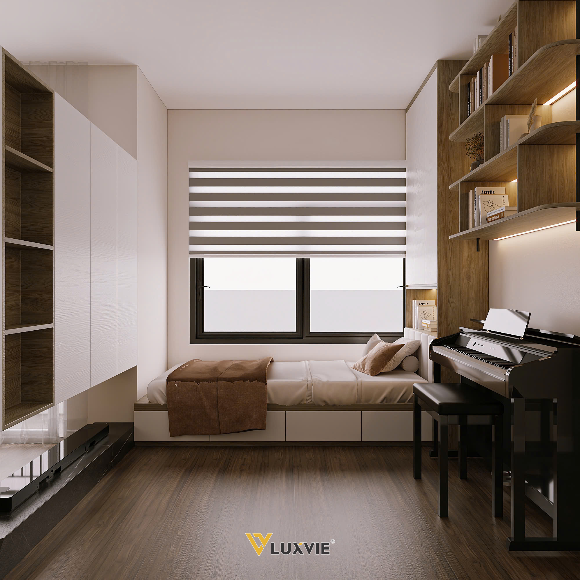 THE VINHOMES GRAND PARK - THE RAINBOW - CĂN HỘ 2PN+ ANH THI - KHÁCH BẾP