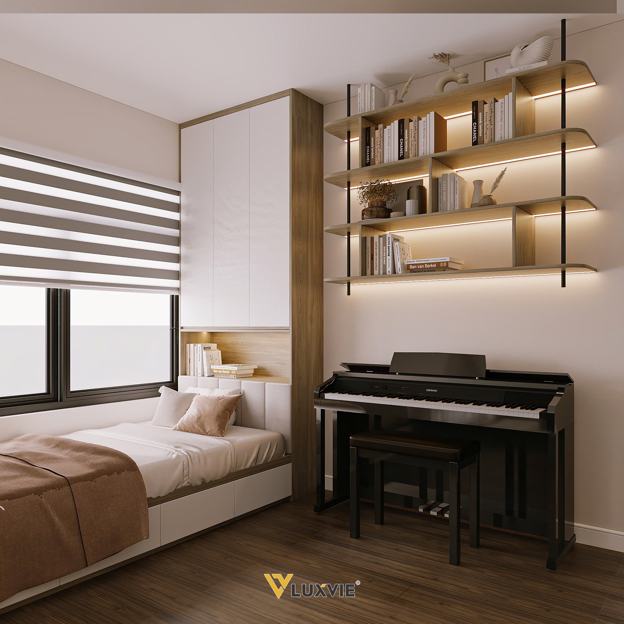 THE VINHOMES GRAND PARK - THE RAINBOW - CĂN HỘ 2PN+ ANH THI - KHÁCH BẾP