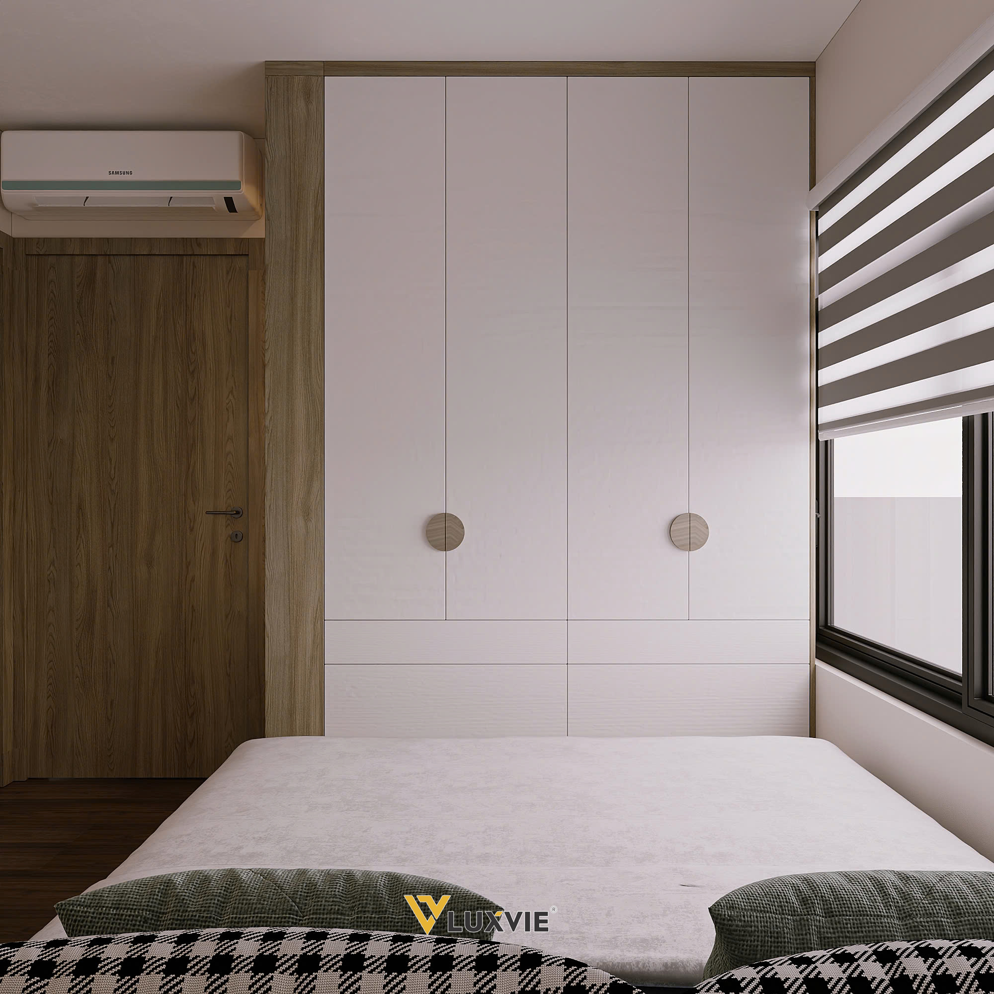 THE VINHOMES GRAND PARK - THE RAINBOW - CĂN HỘ 2PN+ ANH THI - PHÒNG NGỦ MASTER