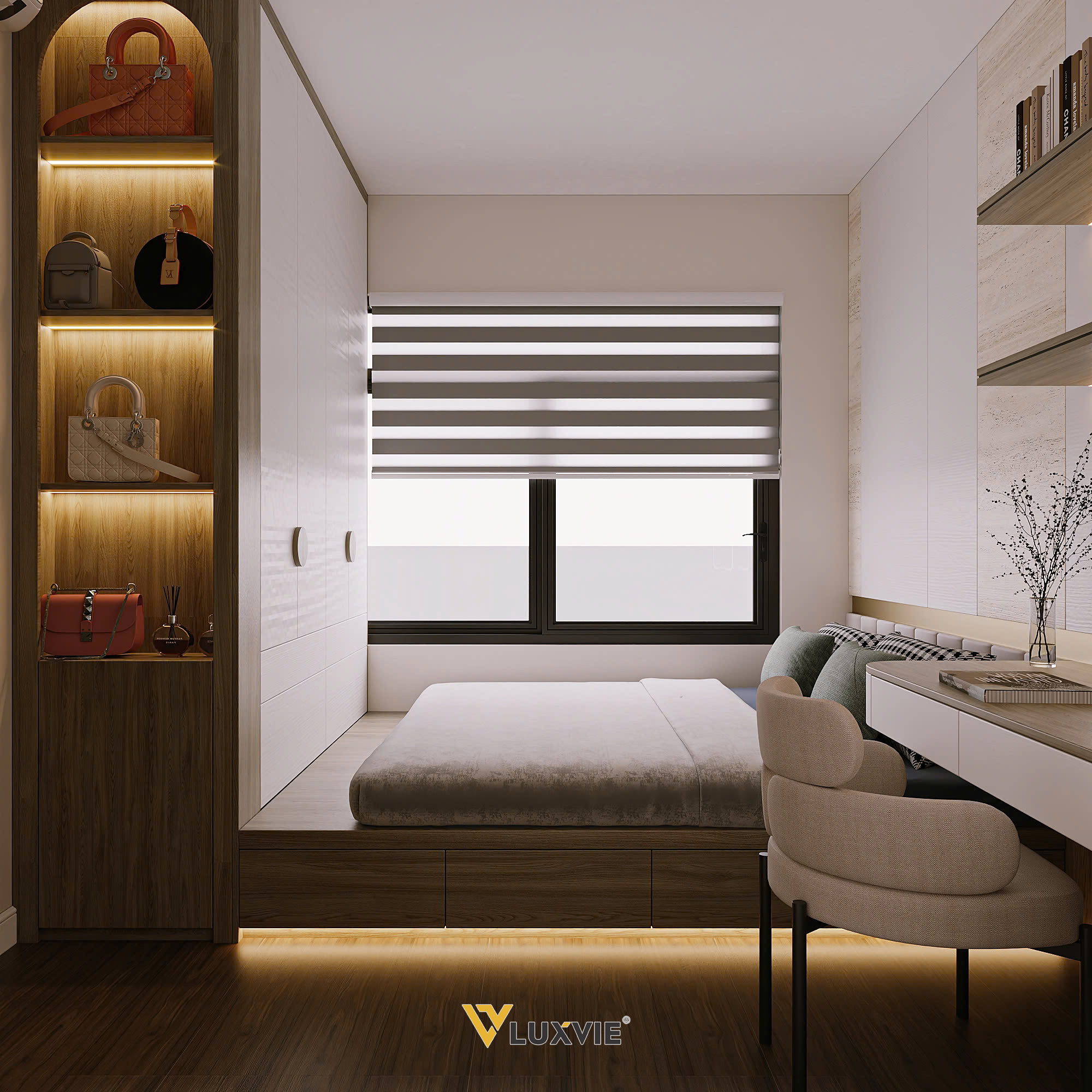 THE VINHOMES GRAND PARK - THE RAINBOW - CĂN HỘ 2PN+ ANH THI - PHÒNG NGỦ MASTER