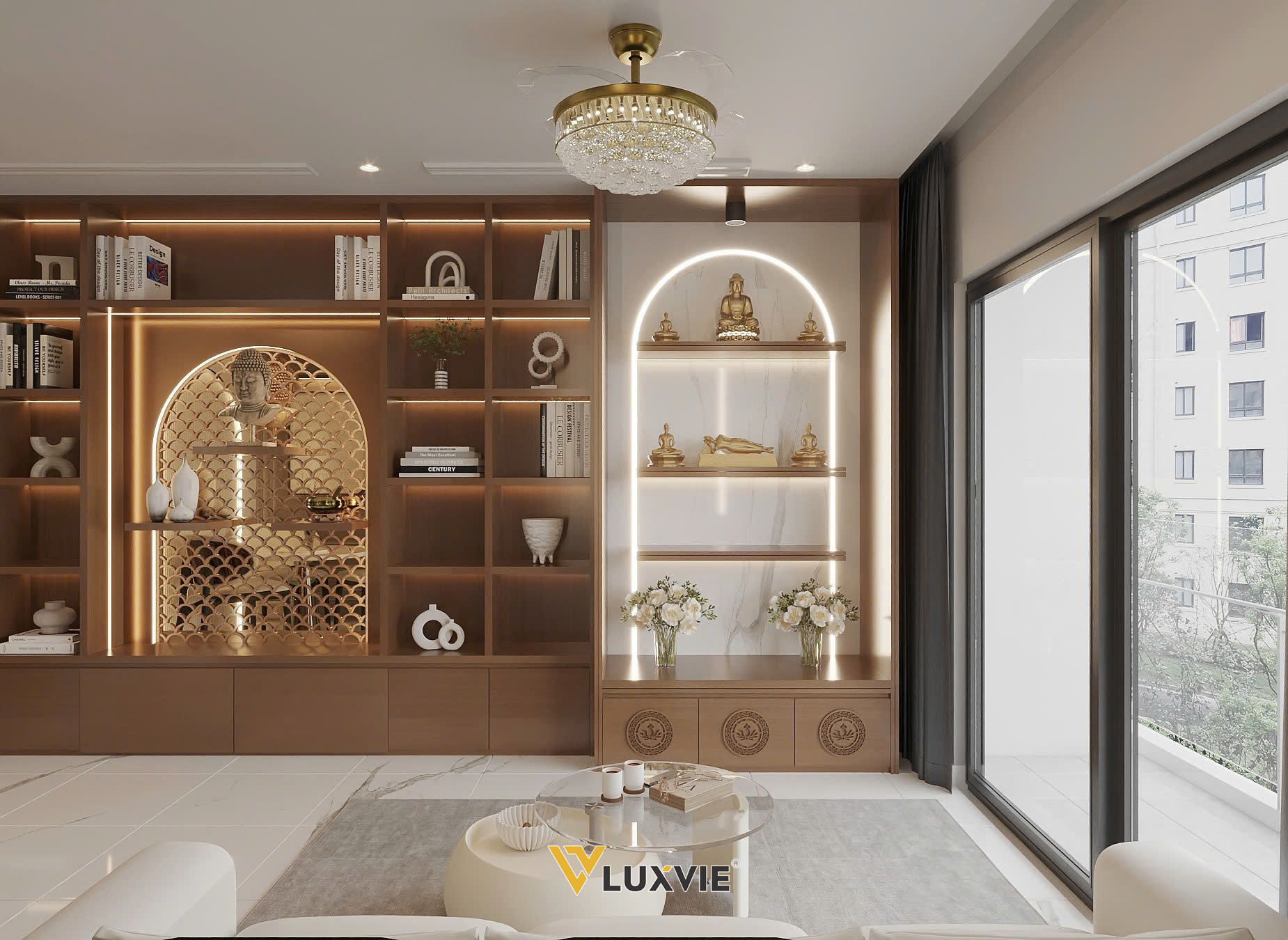 THE VINHOMES GRAND PARK - THE OPUS ONE - CĂN HỘ 2Pn - ANH TÂM - PHÒNG KHÁCH