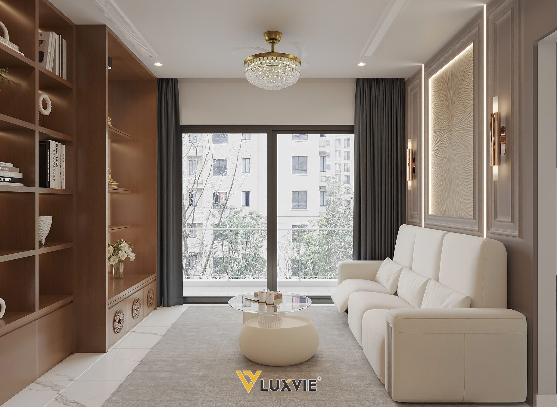 THE VINHOMES GRAND PARK - THE OPUS ONE - CĂN HỘ 2Pn - ANH TÂM - PHÒNG KHÁCH