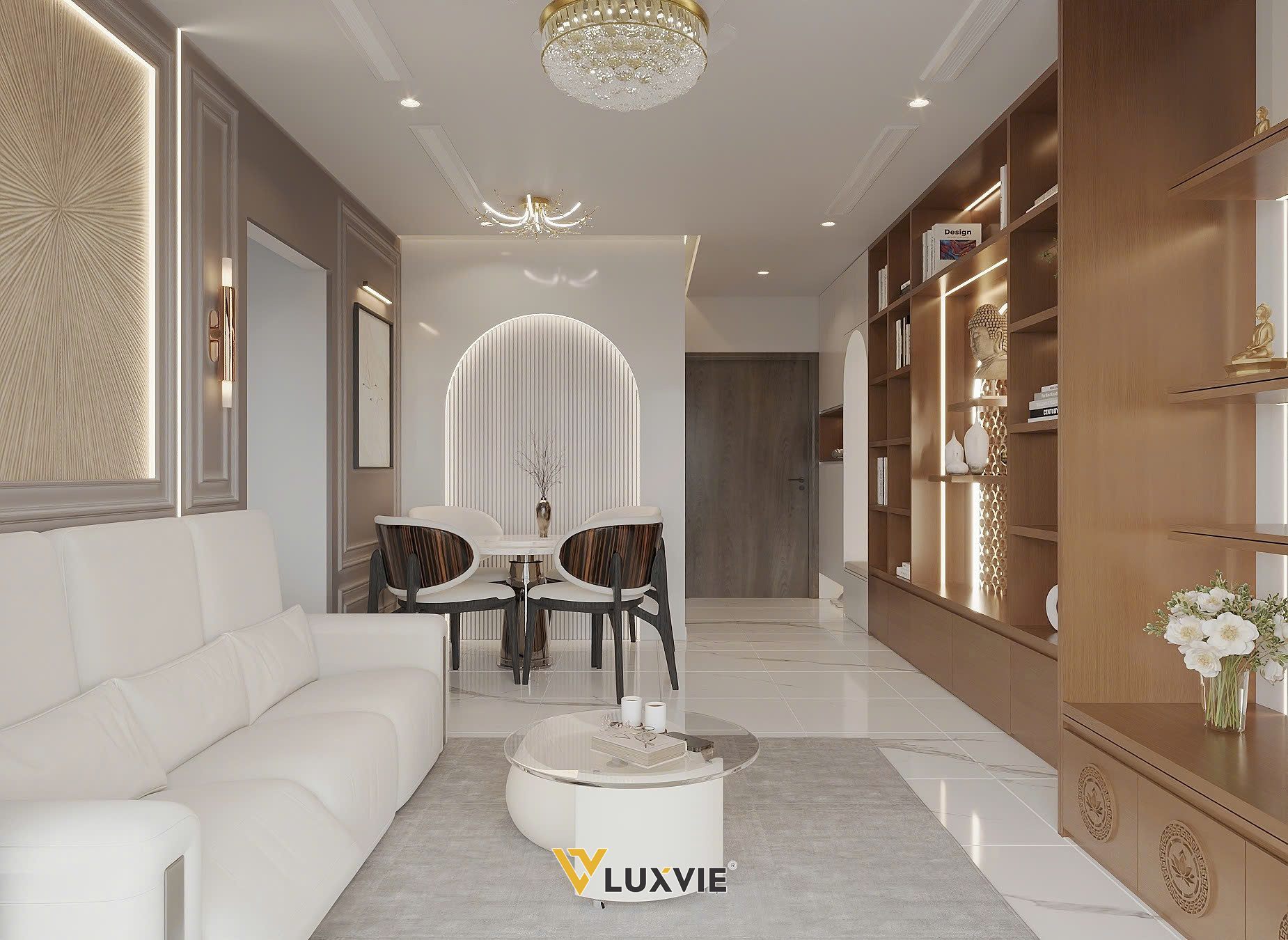 THE VINHOMES GRAND PARK - THE OPUS ONE - CĂN HỘ 2Pn - ANH TÂM - PHÒNG KHÁCH