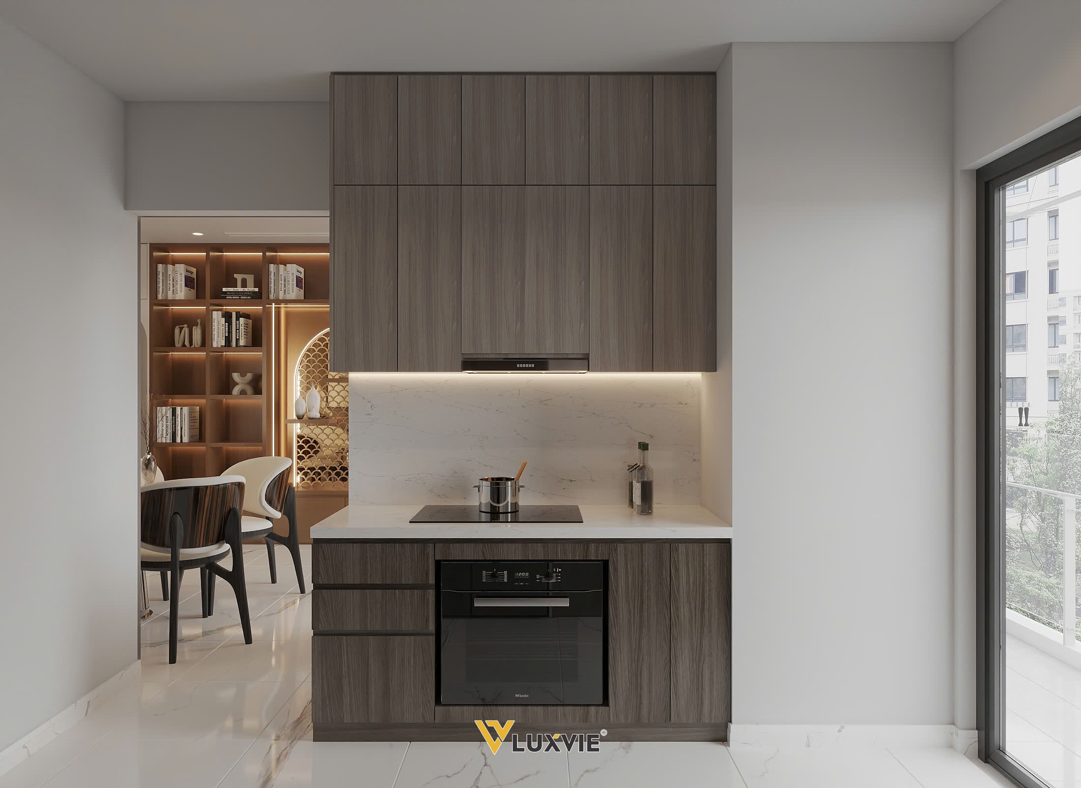 THE VINHOMES GRAND PARK - THE OPUS ONE - CĂN HỘ 2Pn - ANH TÂM - BẾP