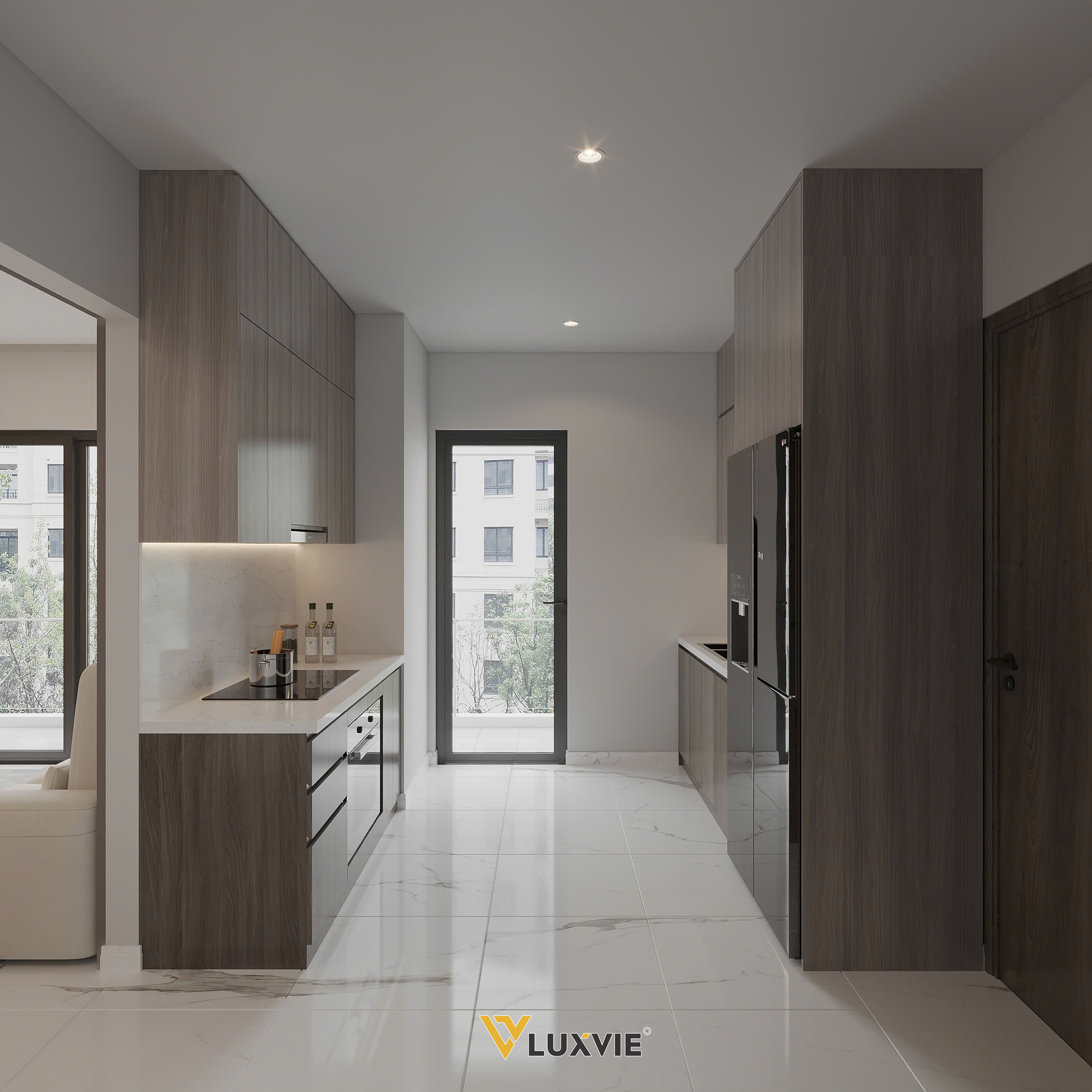 THE VINHOMES GRAND PARK - THE OPUS ONE - CĂN HỘ 2Pn - ANH TÂM - BẾP
