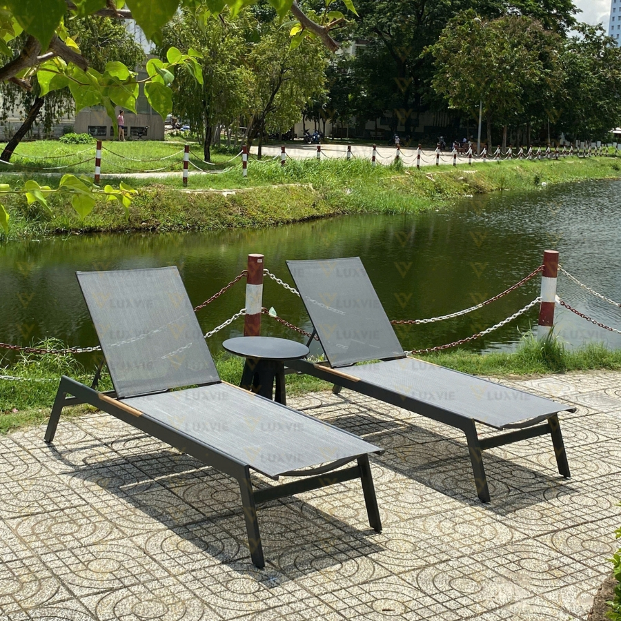Ghế hồ bơi textilene