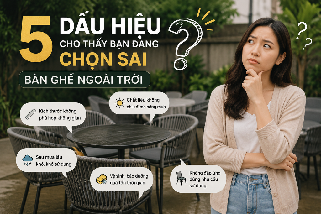 bàn ghế ngoài trời