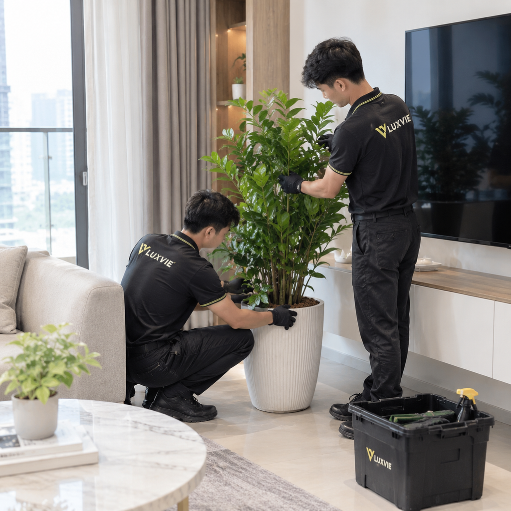 Luxvie hỗ trợ giải pháp không gian xanh