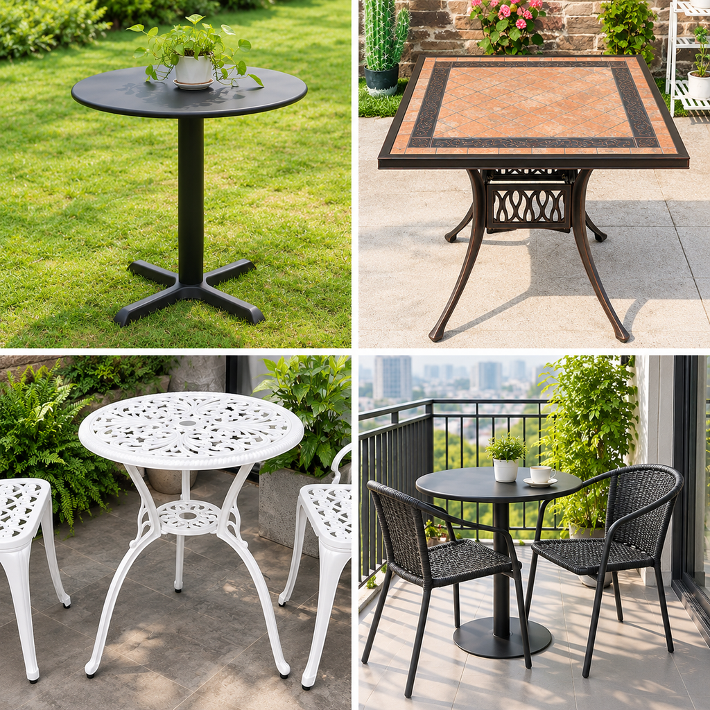 Các mẫu bàn cafe ngoài trời tiêu biểu tại NT Luxvie