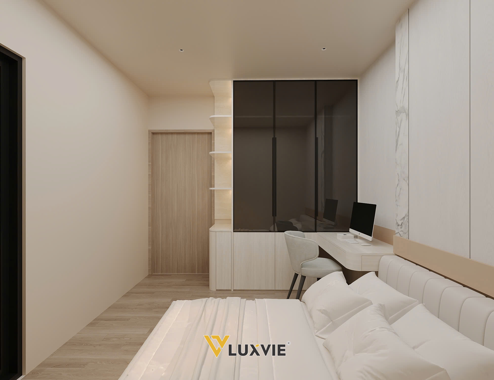 The Origami Vinhomes Grand Park Quận 9 - Căn hộ 2 PN - Phòng ngủ