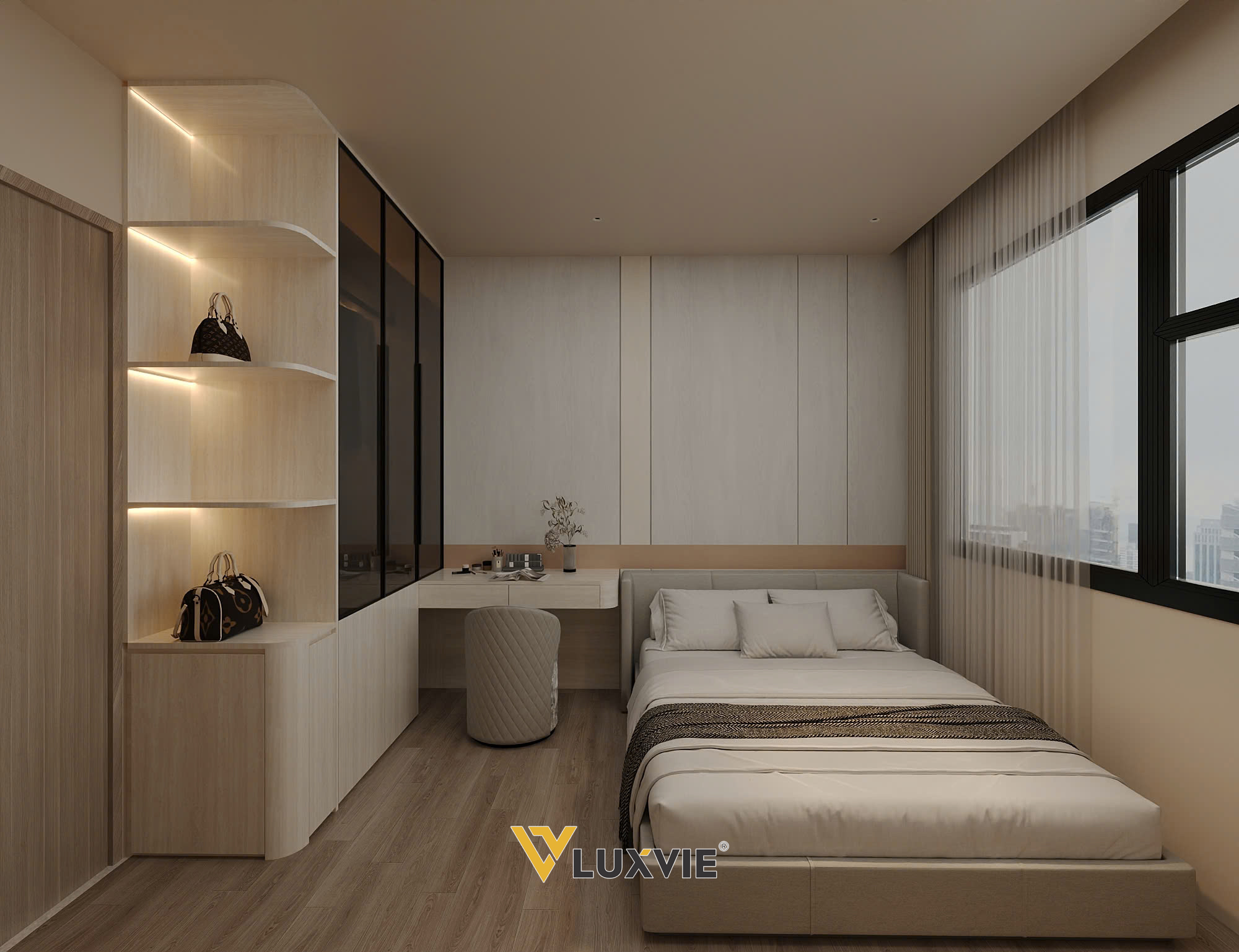 The Origami Vinhomes Grand Park Quận 9 - Căn hộ 2 PN - Phòng ngủ