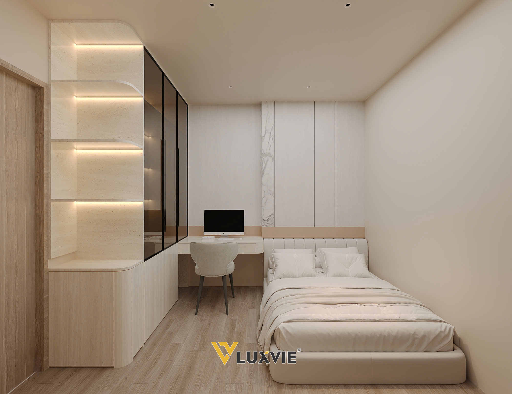 The Origami Vinhomes Grand Park Quận 9 - Căn hộ 2 PN - Phòng ngủ